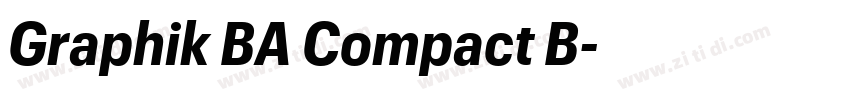 Graphik BA Compact B字体转换